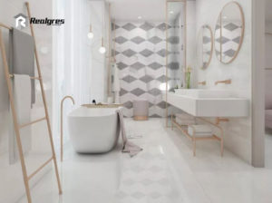 Big Porcelain Tile Should Be Used In Bathroom Space