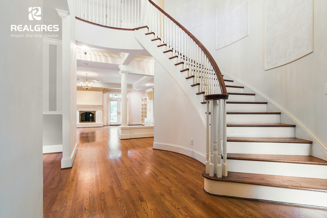 Breathtaking Curved Staircase