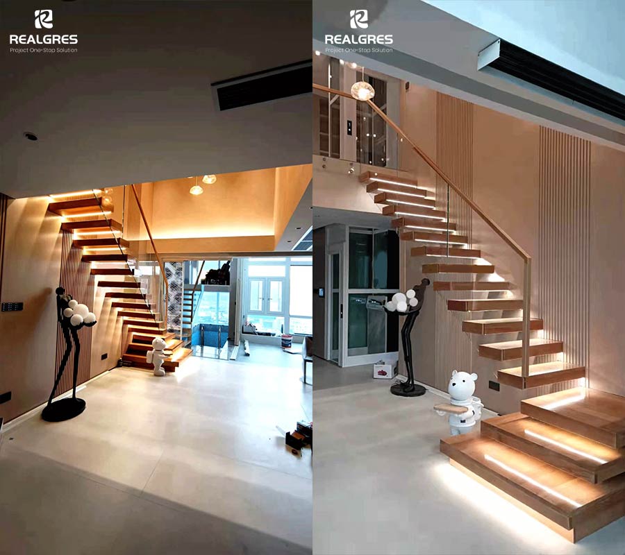 Stylish Floating Staircase